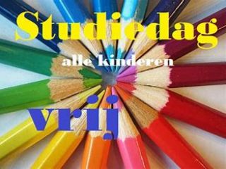 Herinnering: Studiedag maandag 7 oktober a.s.