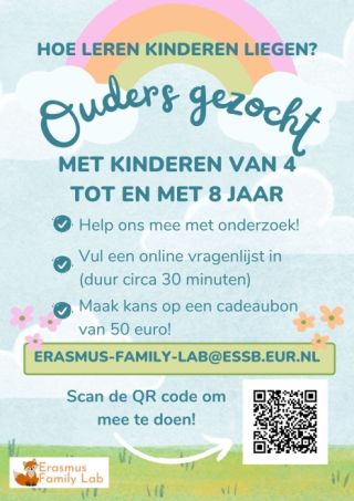 Ouders gezocht met kinderen van 4 t/m 8 jaar! 